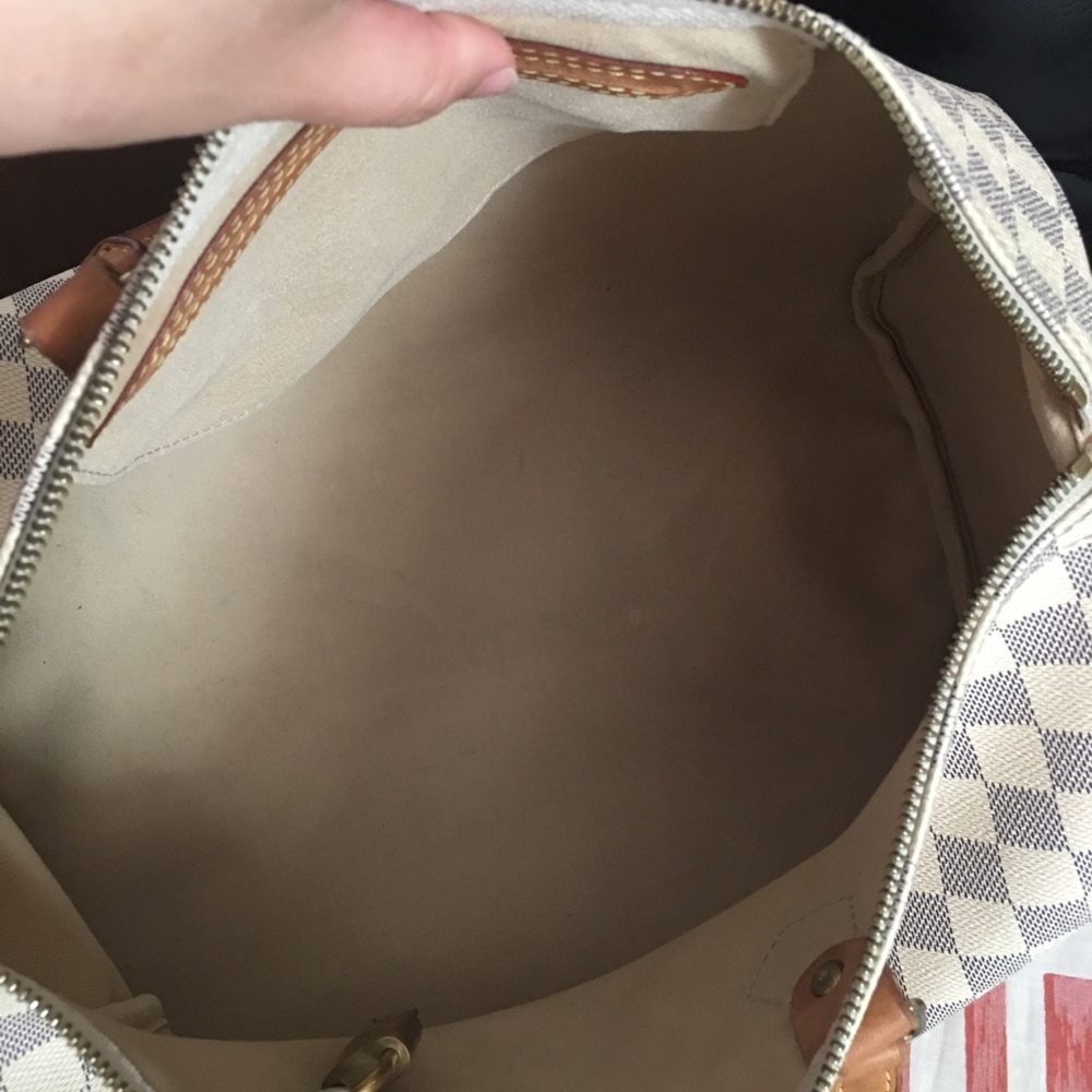 Sold-Louis Vuitton Damier Azur Speedy35 - Picture 7 of 7
